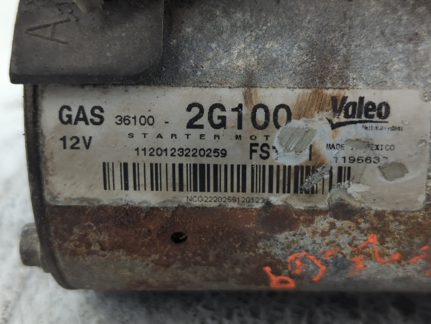 2008-2014 Hyundai Sonata Car Starter Motor Solenoid OEM P/N:36100-2G100 Fits Fits 2008 2009 2010 2011 2012 2013 2014 OEM Use