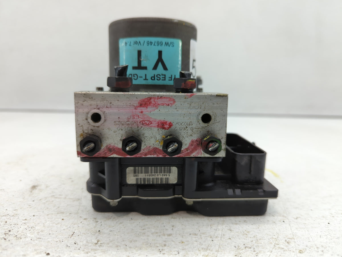 2011-2013 Hyundai Sonata Anti-Lock Brake ABS Pump Module Actuator OEM P/N:58920-3Q500 Fits Fits 2011 2012 2013 OEM Used Auto