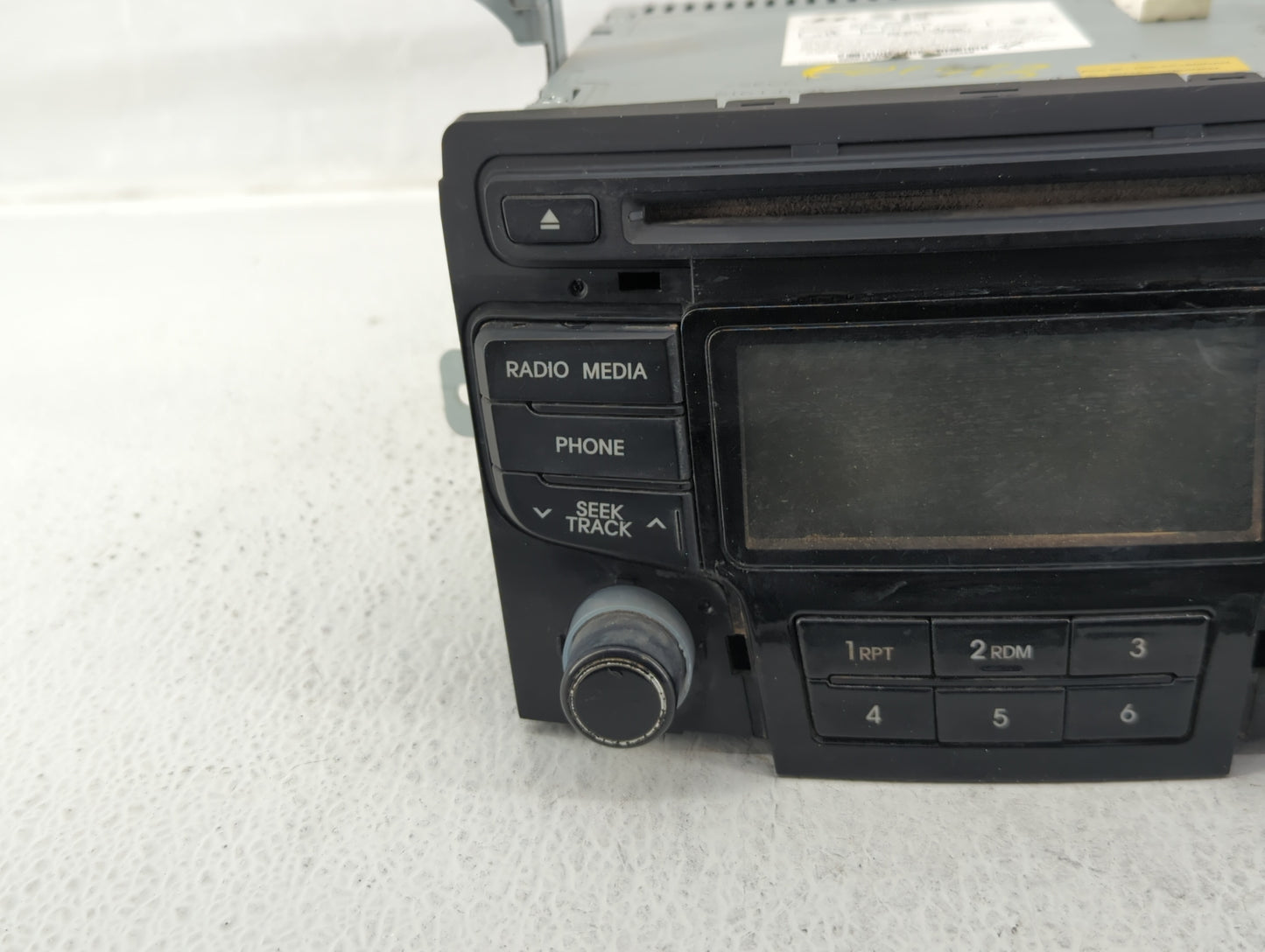 2012-2015 Hyundai Sonata Radio AM FM Cd Player Receiver Replacement P/N:96180-3Q600 Fits Fits 2012 2013 2014 2015 OEM Used A