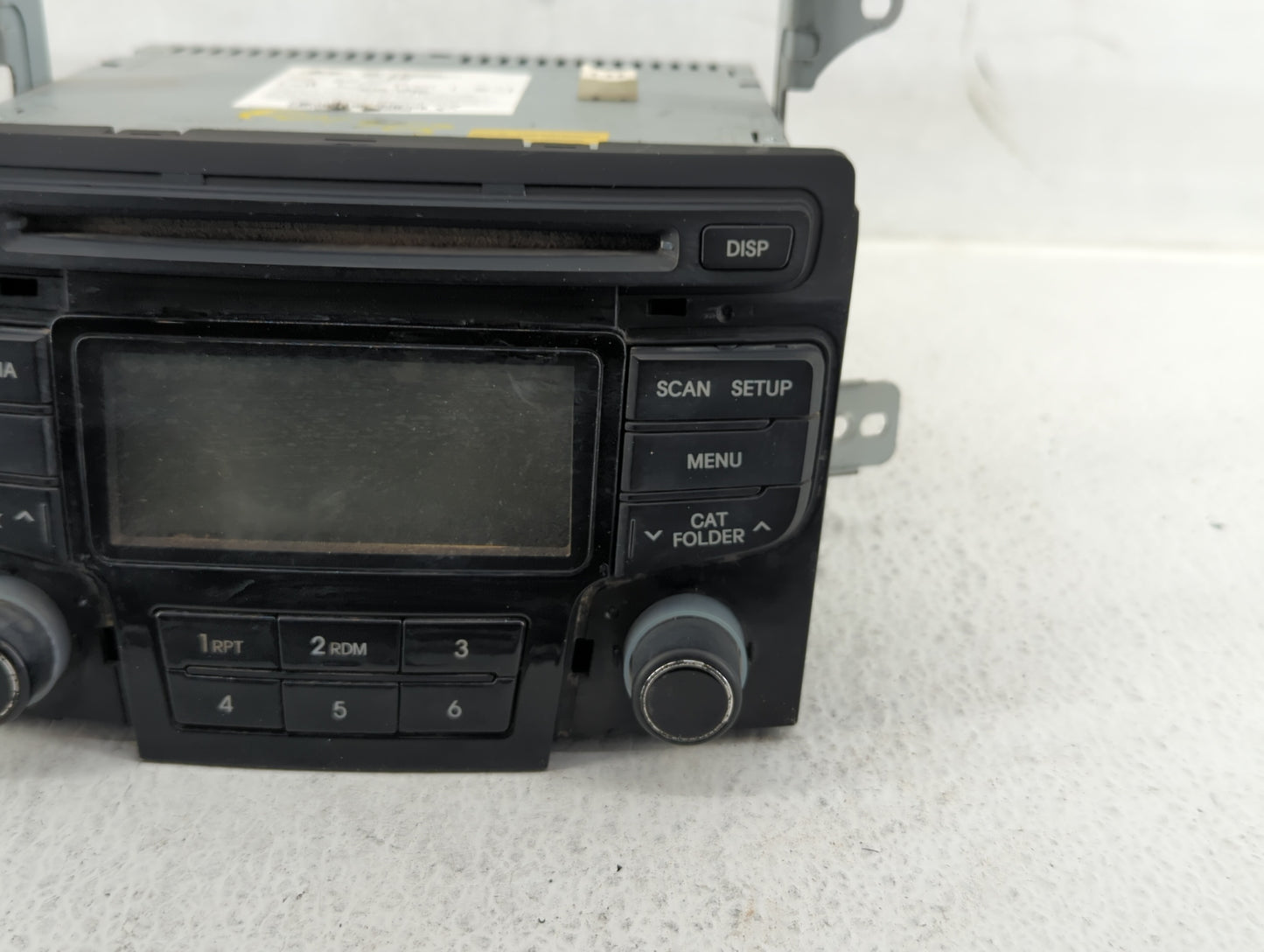2012-2015 Hyundai Sonata Radio AM FM Cd Player Receiver Replacement P/N:96180-3Q600 Fits Fits 2012 2013 2014 2015 OEM Used A