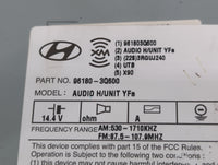 2012-2015 Hyundai Sonata Radio AM FM Cd Player Receiver Replacement P/N:96180-3Q600 Fits Fits 2012 2013 2014 2015 OEM Used A