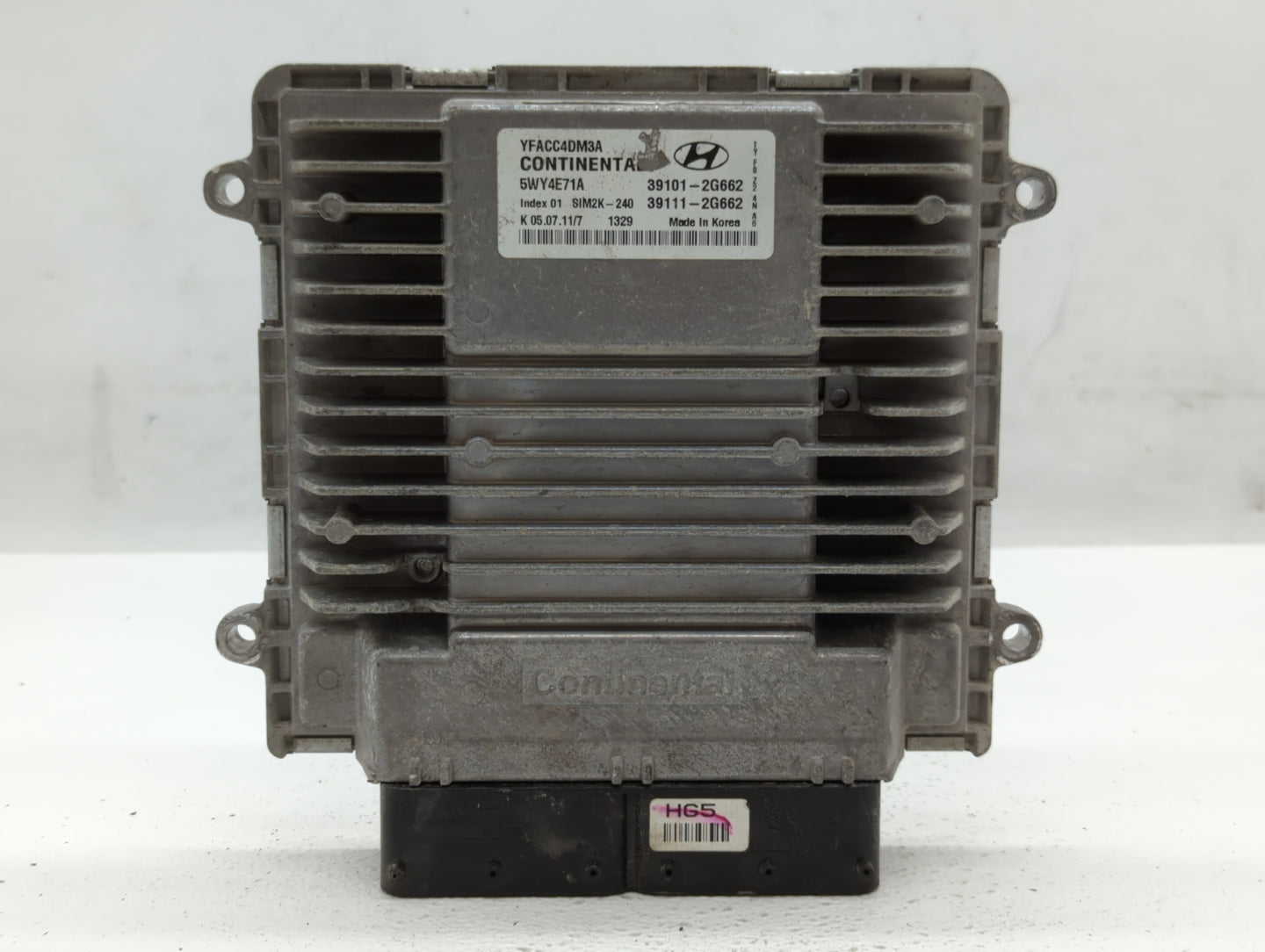 2011-2012 Hyundai Sonata PCM Engine Control Computer ECU ECM PCU OEM P/N:39101-2G667 39102-2G662, 39112-2G662 Fits Fits 2011