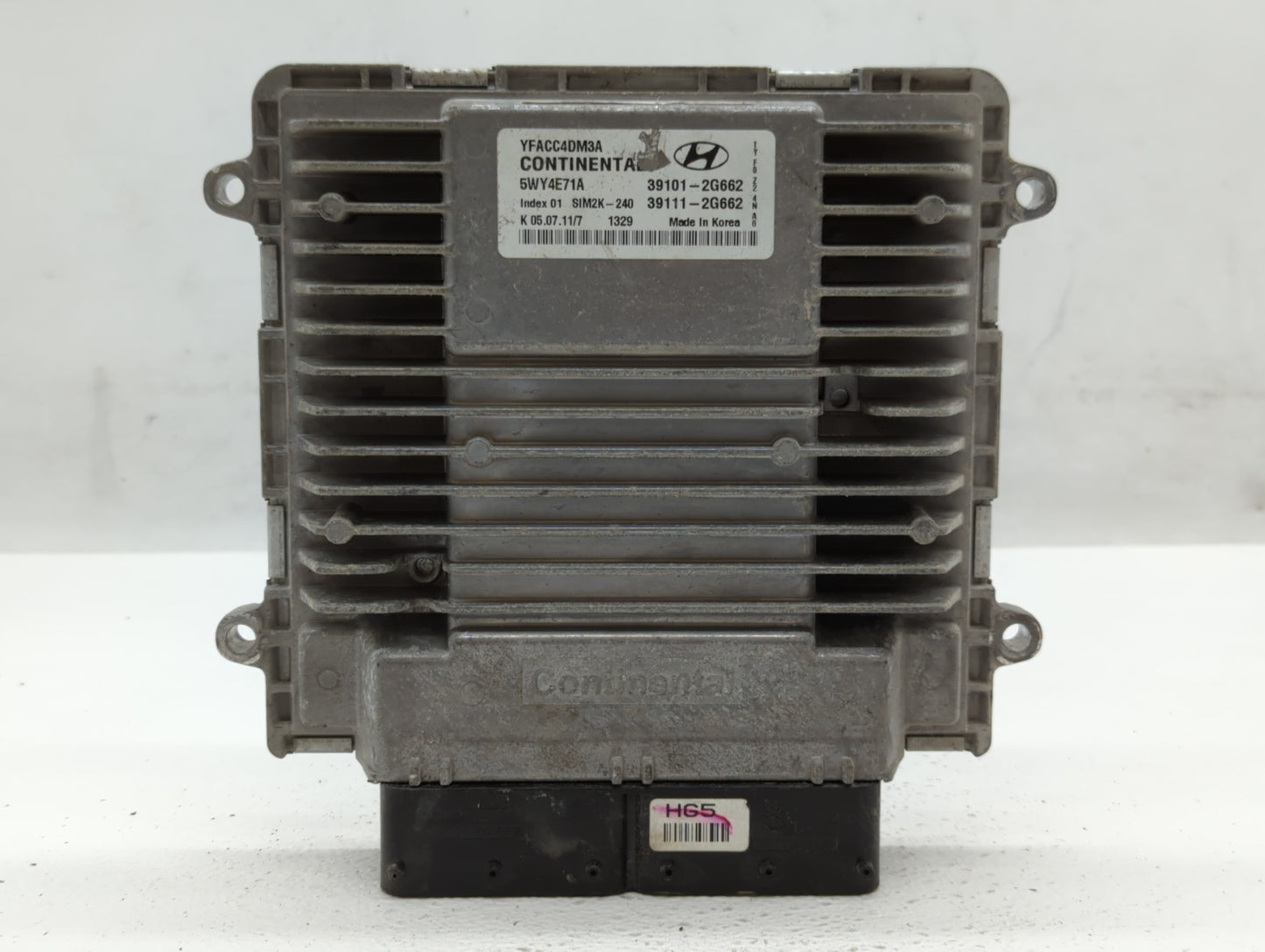 2011-2012 Hyundai Sonata PCM Engine Control Computer ECU ECM PCU OEM P/N:39101-2G667 39102-2G662, 39112-2G662 Fits Fits 2011