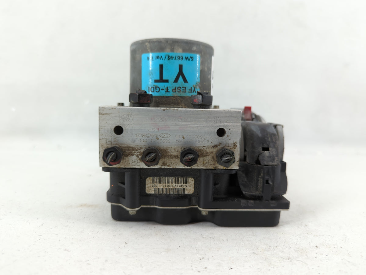 2011-2013 Hyundai Sonata Anti-Lock Brake ABS Pump Module Actuator OEM P/N:58920-3Q500 Fits Fits 2011 2012 2013 OEM Used Auto