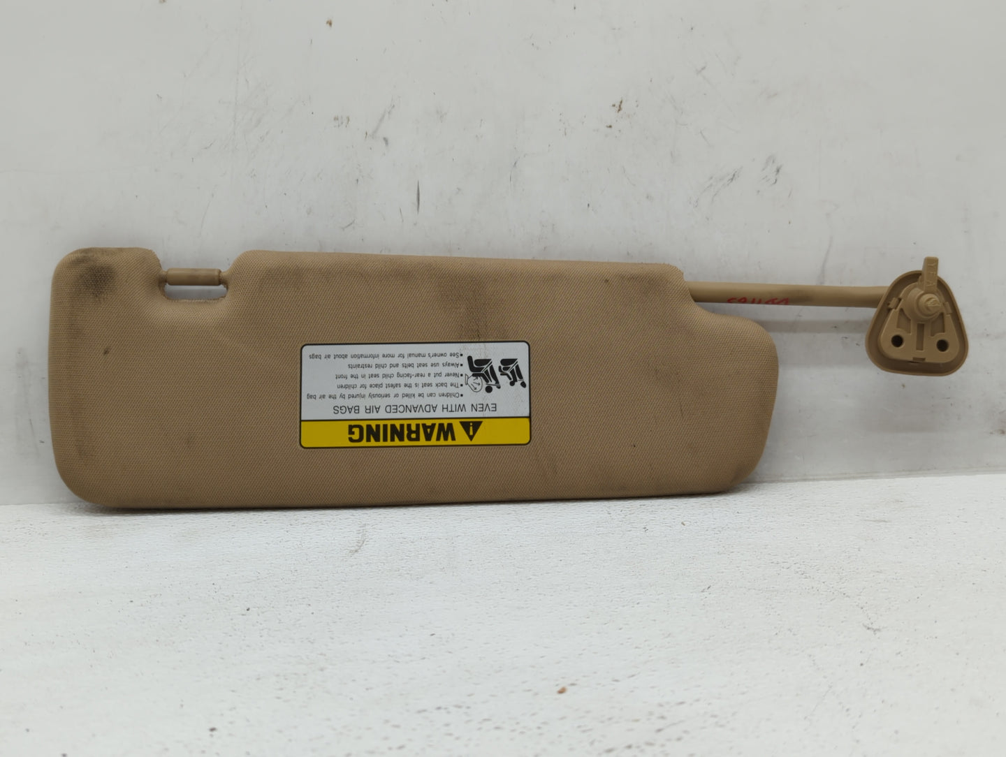2011-2015 Hyundai Sonata Sun Visor Shade Replacement Driver Left Mirror Fits Fits 2011 2012 2013 2014 2015 OEM Used Auto Par