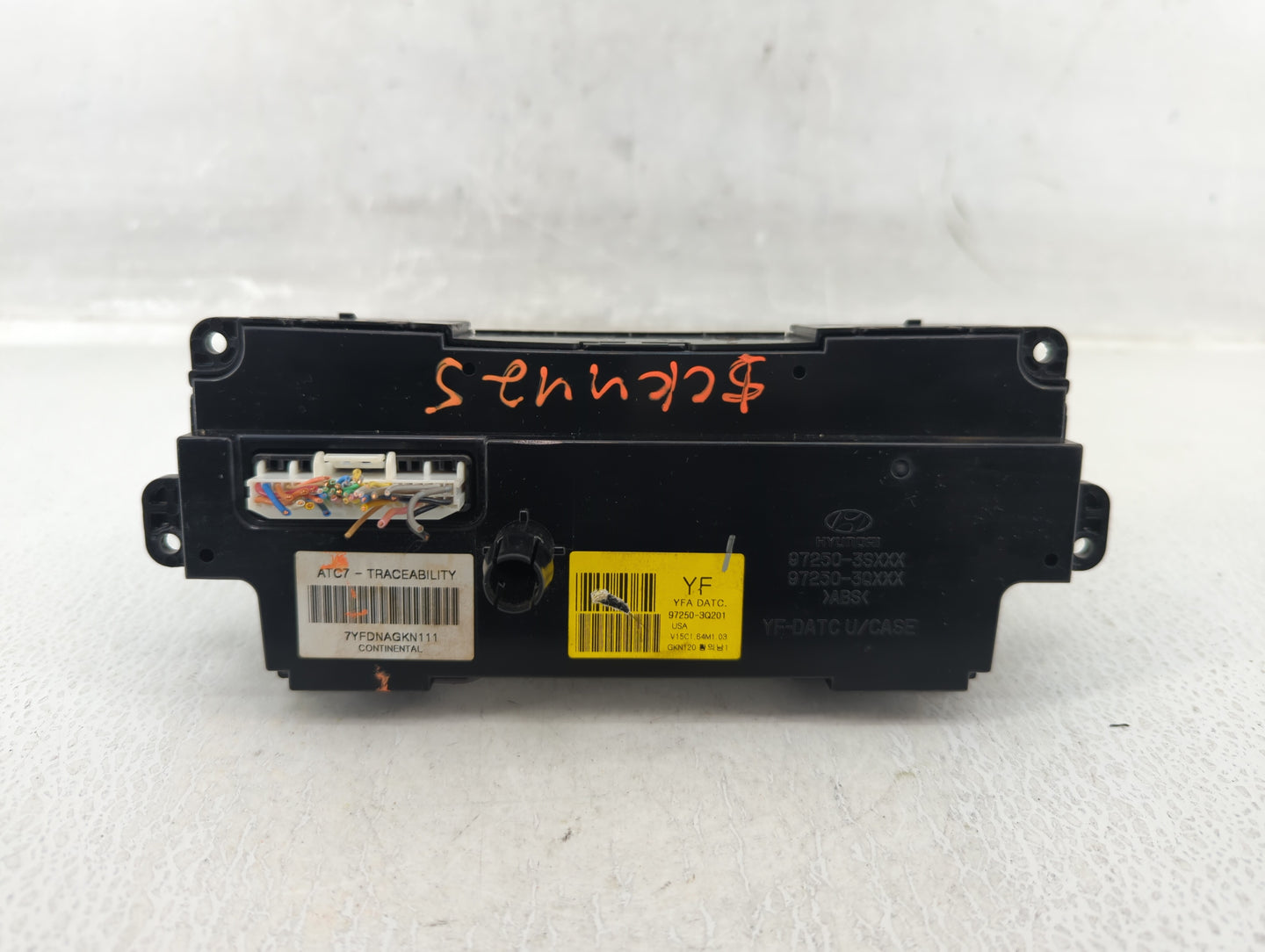 2011-2013 Hyundai Sonata Climate Control Module Temperature AC/Heater Replacement P/N:97250-3Q201 Fits Fits 2011 2012 2013 O