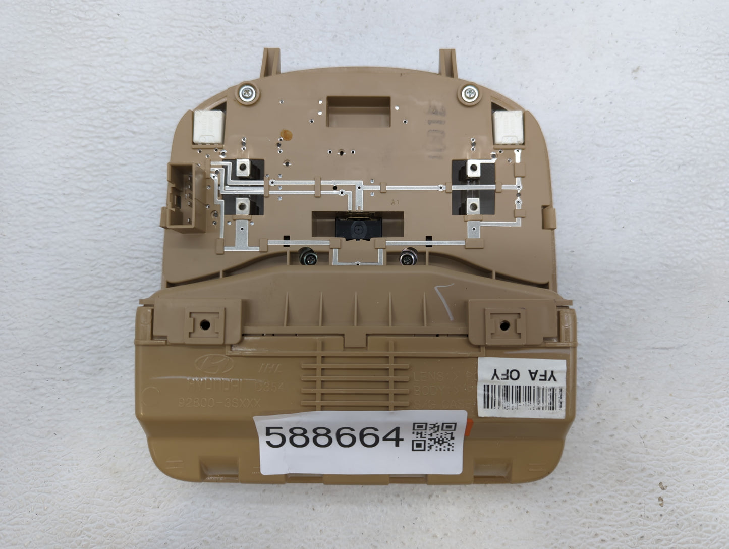 2012 Hyundai Sonata Overhead Roof Console - Oemusedautoparts1.com