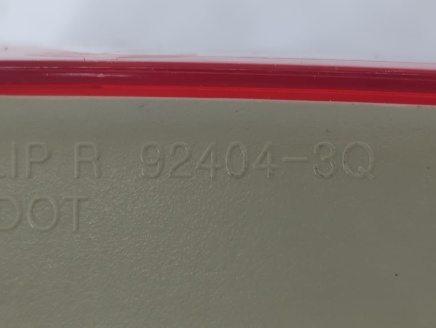 2012 Hyundai Sonata Tail Light Assembly Driver Left OEM P/N:92404-3Q Fits OEM Used Auto Parts - Oemusedautoparts1.com