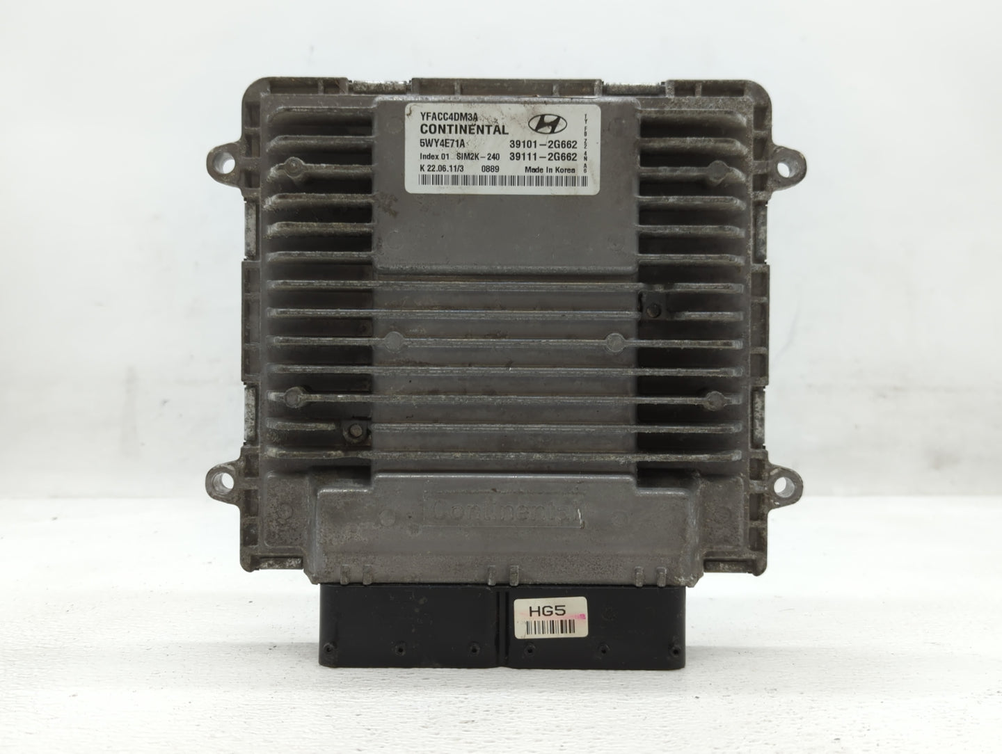 2011-2014 Hyundai Sonata PCM Engine Control Computer ECU ECM PCU OEM P/N:39111-2G662 39101-2G662 Fits Fits 2011 2012 2013 20