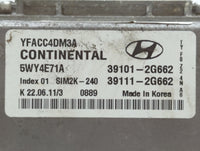 2011-2014 Hyundai Sonata PCM Engine Control Computer ECU ECM PCU OEM P/N:39111-2G662 39101-2G662 Fits Fits 2011 2012 2013 20