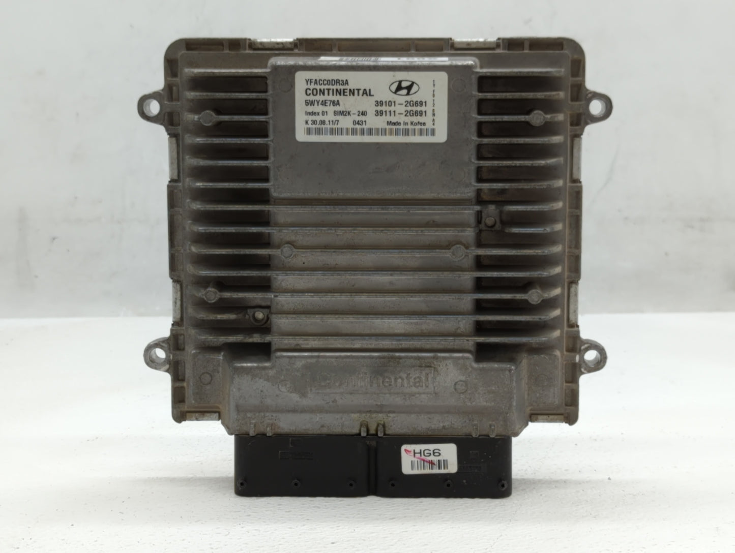 2011-2014 Hyundai Sonata PCM Engine Control Computer ECU ECM PCU OEM P/N:39111-2G691 39101-2G691 Fits Fits 2011 2012 2013 20