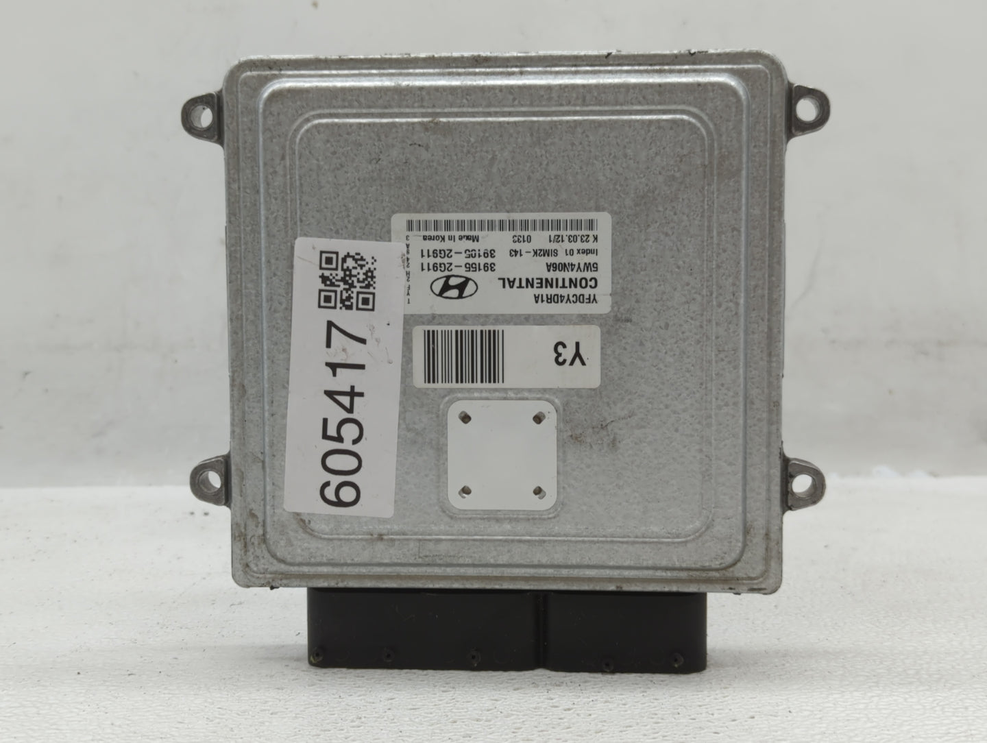 2011-2015 Hyundai Sonata PCM Engine Control Computer ECU ECM PCU OEM P/N:39155-2G911 39155-2G912 Fits OEM Used Auto Parts - 