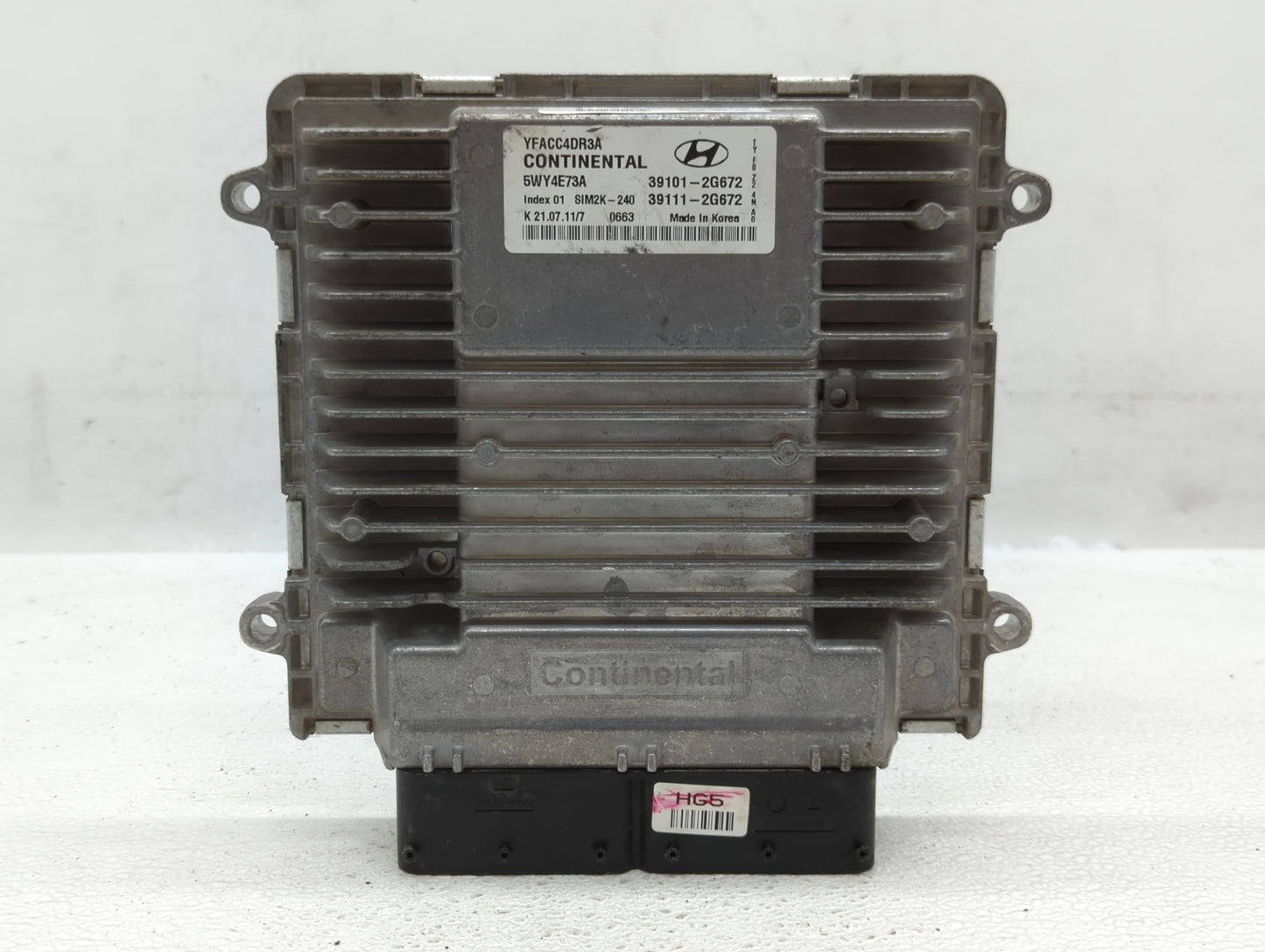 2011-2014 Hyundai Sonata PCM Engine Control Computer ECU ECM PCU OEM P/N:39111-2G672 39101-2G672 Fits Fits 2011 2012 2013 20