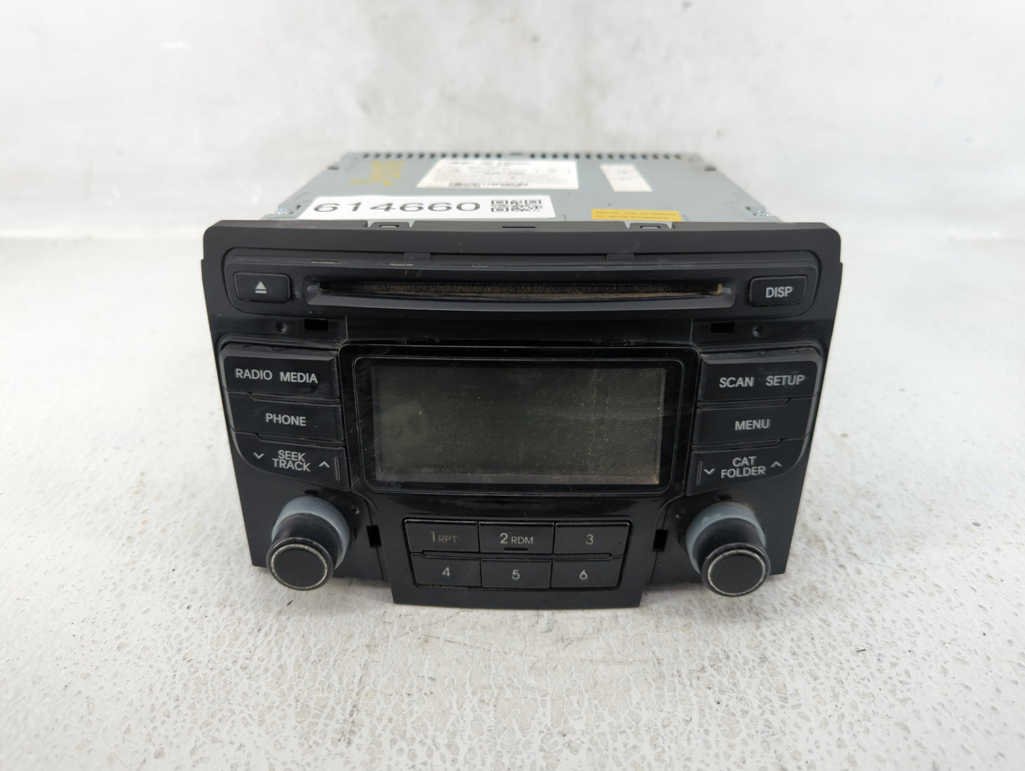 2012-2015 Hyundai Sonata Am Fm Cd Player Radio Receiver - Oemusedautoparts1.com