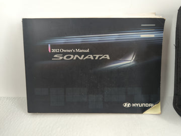 2012 Hyundai Sonata Owners Manual Book Guide OEM Used Auto Parts