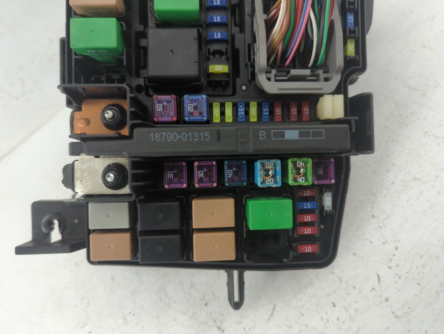 2011-2012 Hyundai Sonata Fusebox Fuse Box Panel Relay Module P/N:91200-4R014 1206180036 Fits Fits 2011 2012 OEM Used Auto Pa