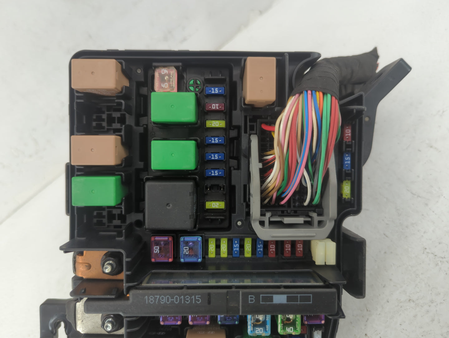 2011-2012 Hyundai Sonata Fusebox Fuse Box Panel Relay Module P/N:91200-4R014 1206180036 Fits Fits 2011 2012 OEM Used Auto Pa