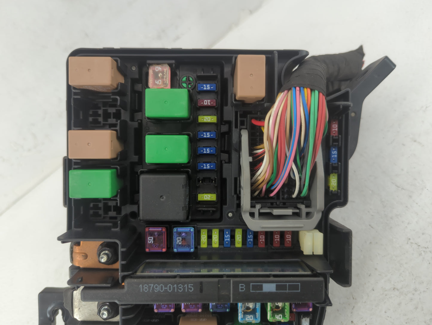 2011-2012 Hyundai Sonata Fusebox Fuse Box Panel Relay Module P/N:91200-4R014 1206180036 Fits Fits 2011 2012 OEM Used Auto Pa