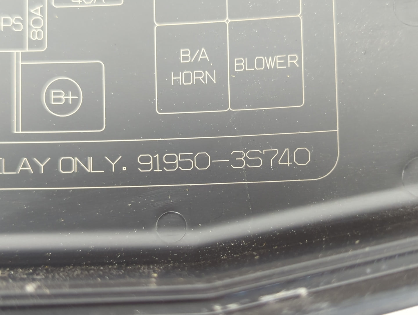 2011-2014 Hyundai Sonata Fusebox Fuse Box Panel Relay Module P/N:91950-3S740 Fits Fits 2011 2012 2013 2014 OEM Used Auto Par