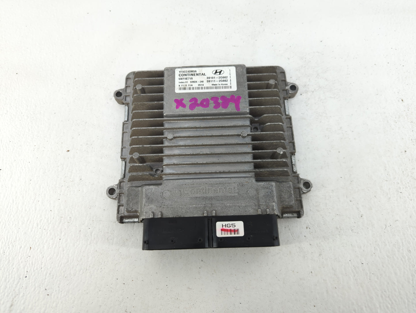2011-2014 Hyundai Sonata PCM Engine Control Computer ECU ECM PCU OEM P/N:39111-2G662 39101-2G662 Fits Fits 2011 2012 2013 20