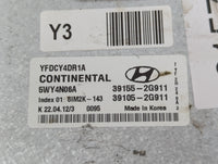2011-2015 Hyundai Sonata PCM Engine Control Computer ECU ECM PCU OEM P/N:39105-2G911 39155-2G911 Fits OEM Used Auto Parts - 