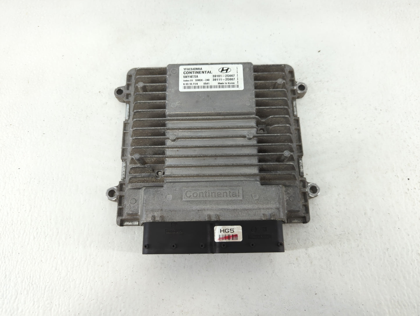 2011-2014 Hyundai Sonata PCM Engine Control Computer ECU ECM PCU OEM P/N:39111-2G667 39101-2G667 Fits Fits 2011 2012 2013 20