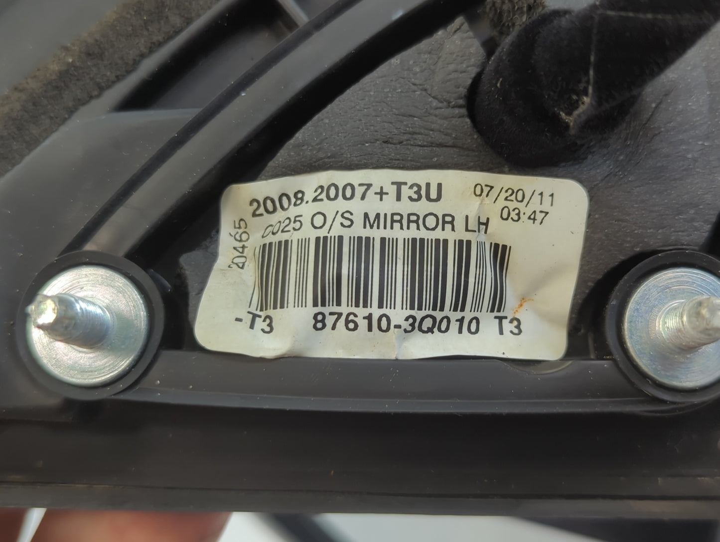 2011-2014 Hyundai Sonata Driver Side View Mirror - Left Door Mirror OEM Used - Oemusedautoparts1.com