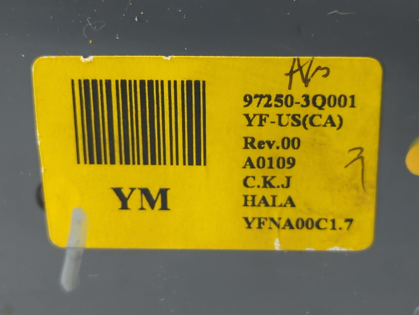 2011-2013 Hyundai Sonata Climate Control Module Temperature AC/Heater Replacement P/N:9725-3Q001 Fits Fits 2011 2012 2013 OE