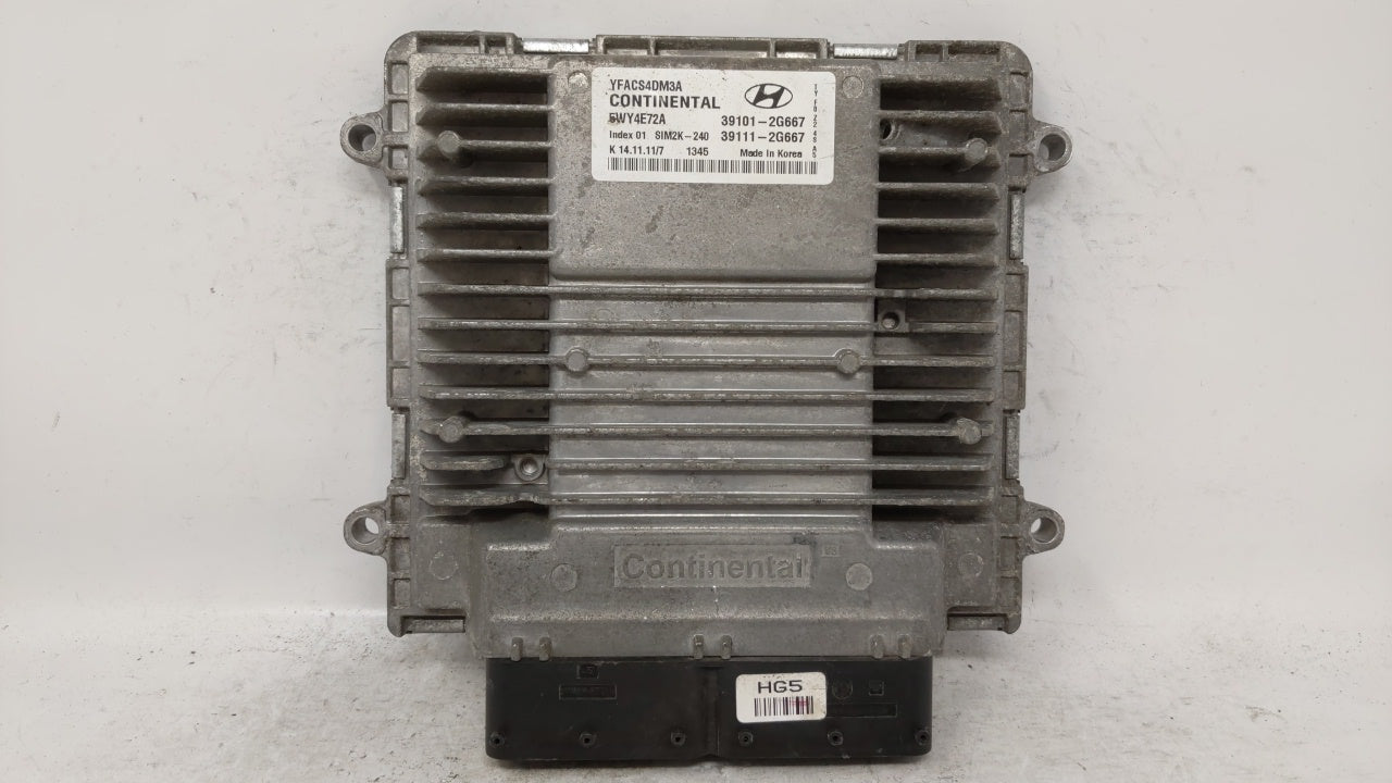 2011-2014 Hyundai Sonata PCM Engine Control Computer ECU ECM PCU OEM P/N:39101-2G668 39111-2G668 39101-2G667 39111-2G667 Fit
