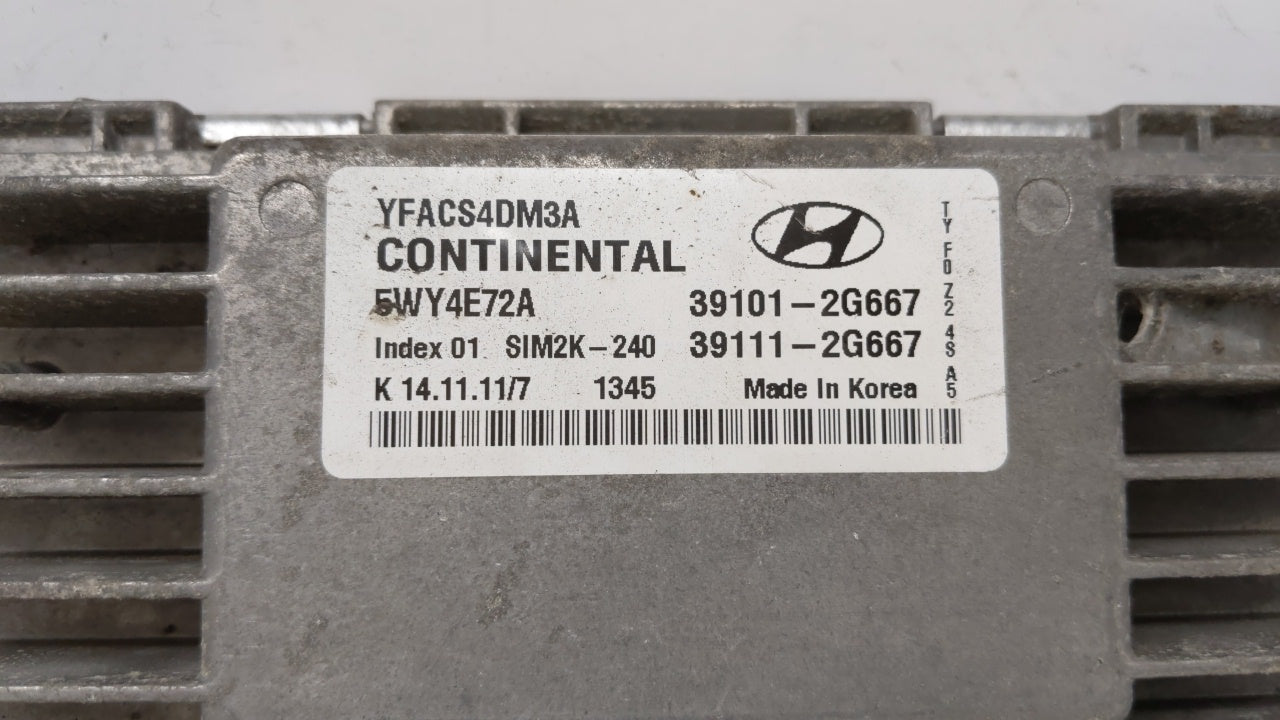 2011-2014 Hyundai Sonata PCM Engine Control Computer ECU ECM PCU OEM P/N:39101-2G668 39111-2G668 39101-2G667 39111-2G667 Fit