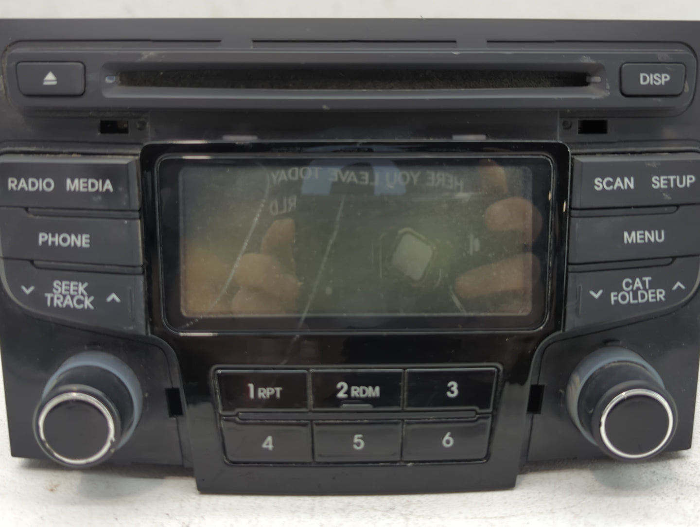 2012-2015 Hyundai Sonata Am Fm Cd Player Radio Receiver - Oemusedautoparts1.com