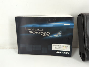 2012 Hyundai Sonata Owners Manual Book Guide P/N:A4R0-EU22H OEM Used Auto Parts