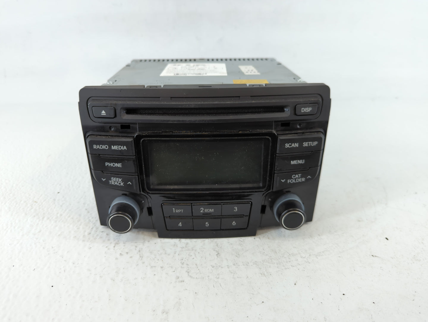 2012-2015 Hyundai Sonata Radio AM FM Cd Player Receiver Replacement P/N:961803Q600 Fits Fits 2012 2013 2014 2015 OEM Used Au