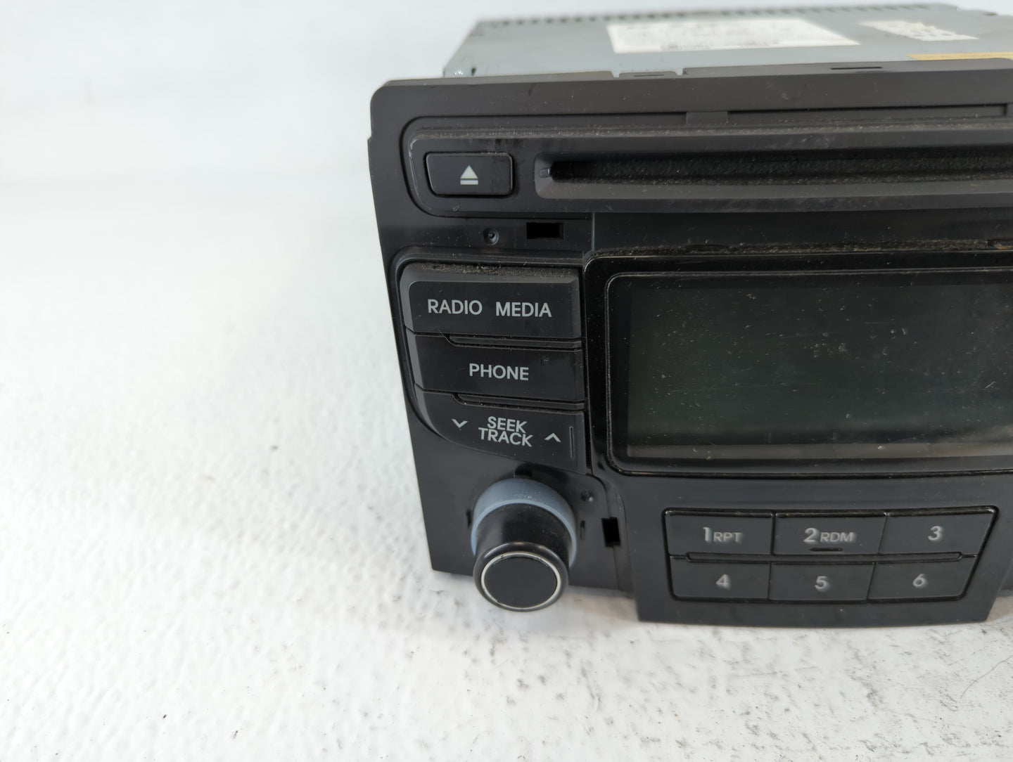 2012-2015 Hyundai Sonata Radio AM FM Cd Player Receiver Replacement P/N:961803Q600 Fits Fits 2012 2013 2014 2015 OEM Used Au