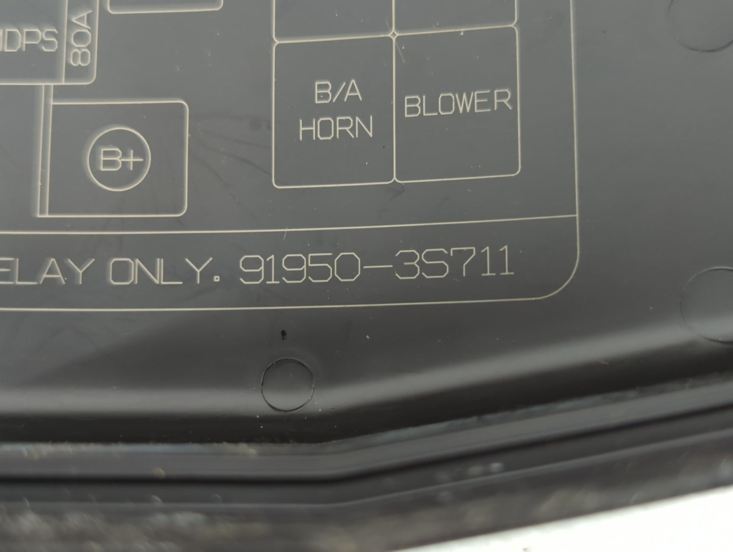 2011-2014 Hyundai Sonata Fusebox Fuse Box Panel Relay Module P/N:91950-3S711 Fits Fits 2011 2012 2013 2014 OEM Used Auto Par
