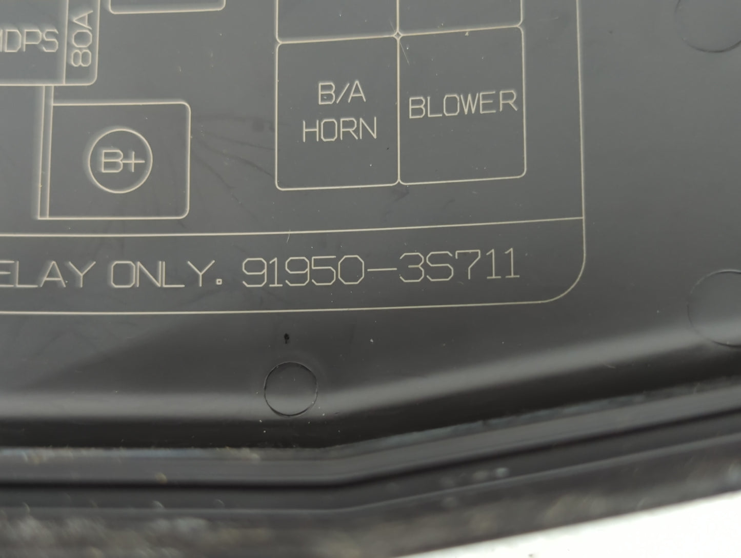 2011-2014 Hyundai Sonata Fusebox Fuse Box Panel Relay Module P/N:91950-3S711 Fits Fits 2011 2012 2013 2014 OEM Used Auto Par