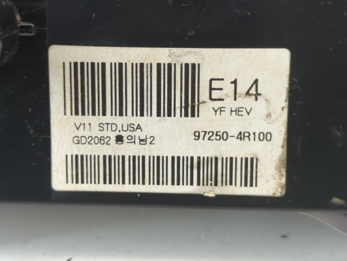 2011-2013 Hyundai Sonata Climate Control Module Temperature AC/Heater Replacement P/N:97250-4R100 Fits Fits 2011 2012 2013 O