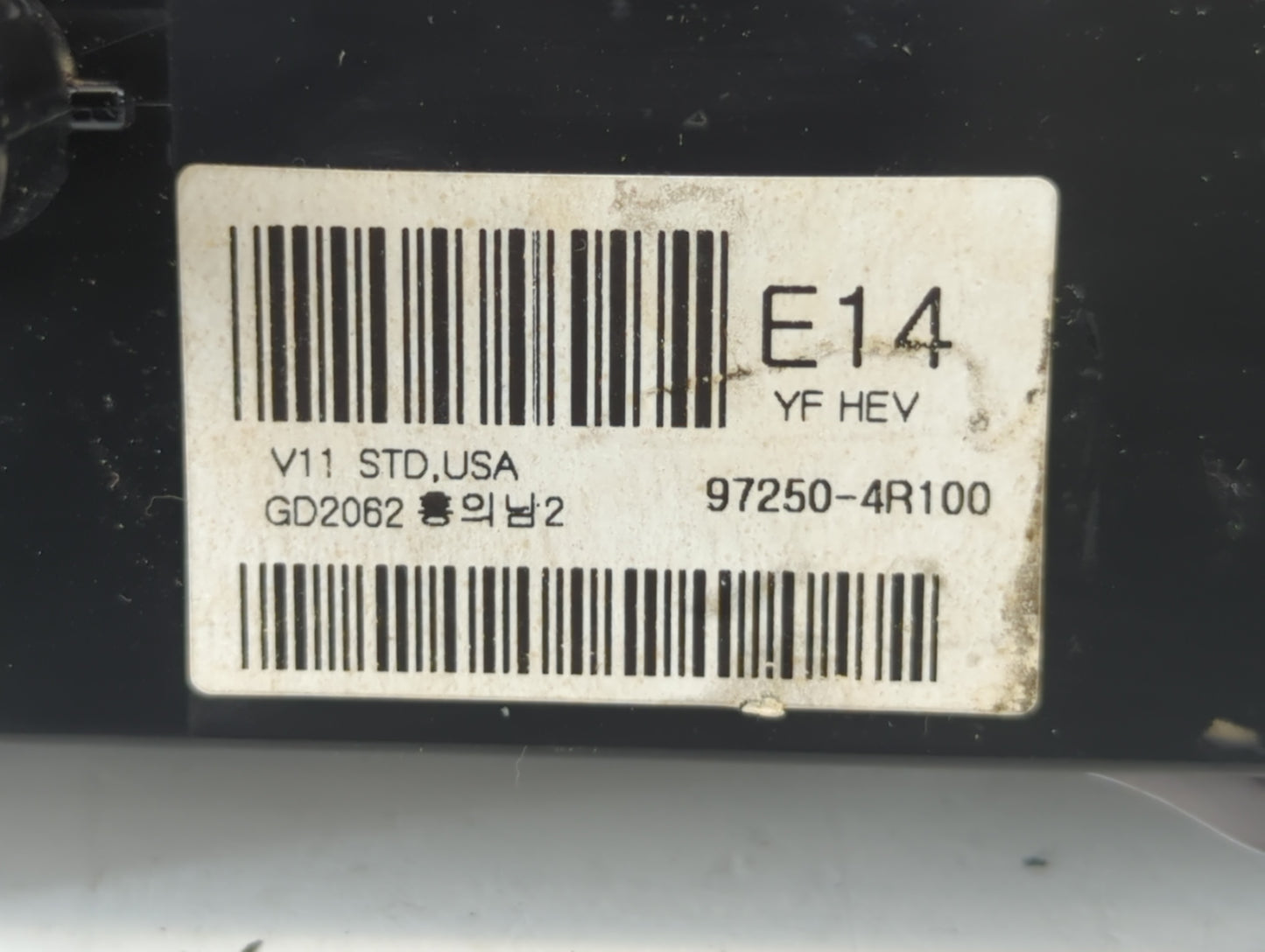 2011-2013 Hyundai Sonata Climate Control Module Temperature AC/Heater Replacement P/N:97250-4R100 Fits Fits 2011 2012 2013 O