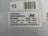 2011-2015 Hyundai Sonata PCM Engine Control Computer ECU ECM PCU OEM P/N:39105-2G911 39155-2G911 Fits OEM Used Auto Parts - 