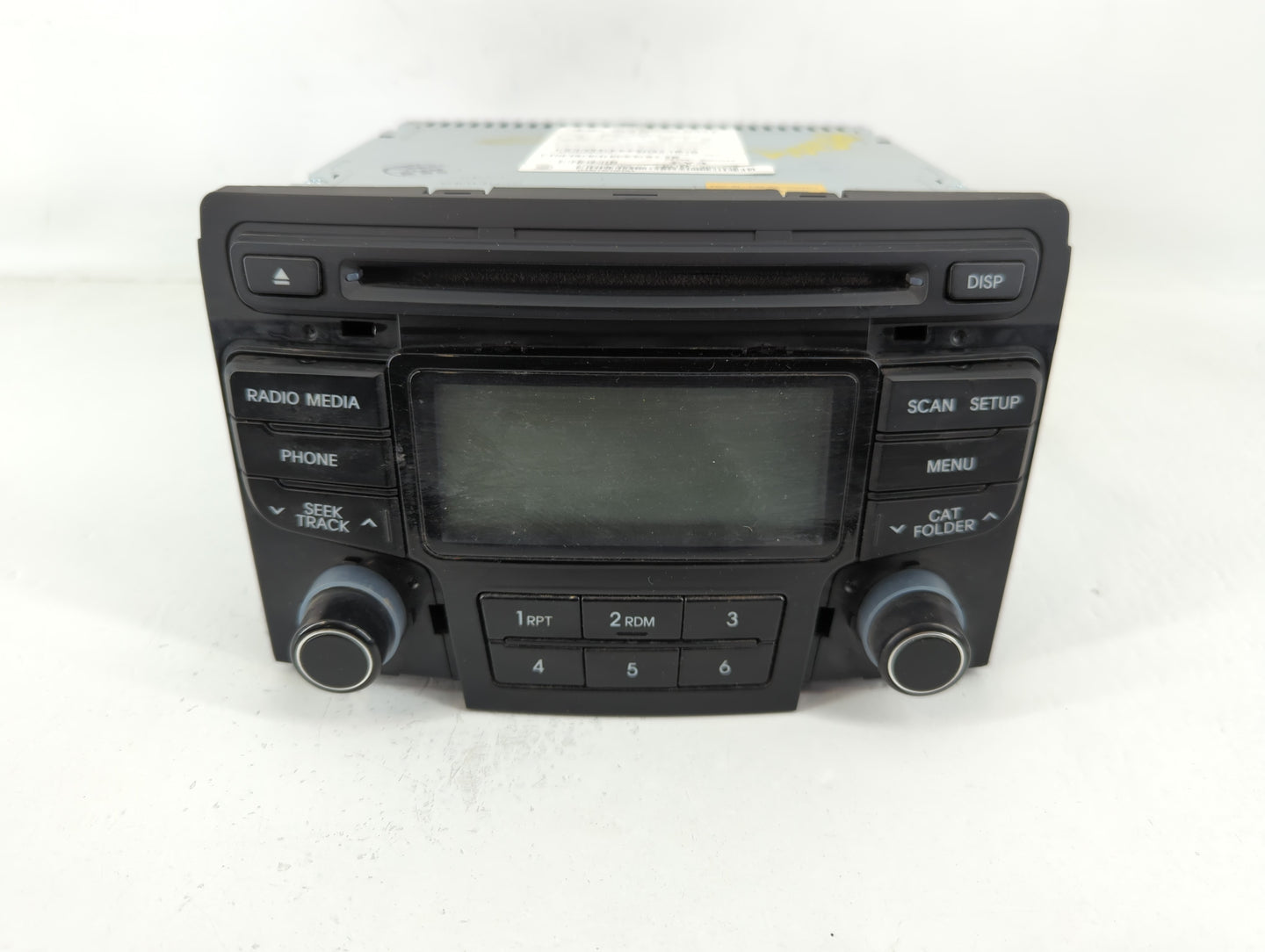 2012-2015 Hyundai Sonata Radio AM FM Cd Player Receiver Replacement P/N:96180-3Q6004X Fits Fits 2012 2013 2014 2015 OEM Used