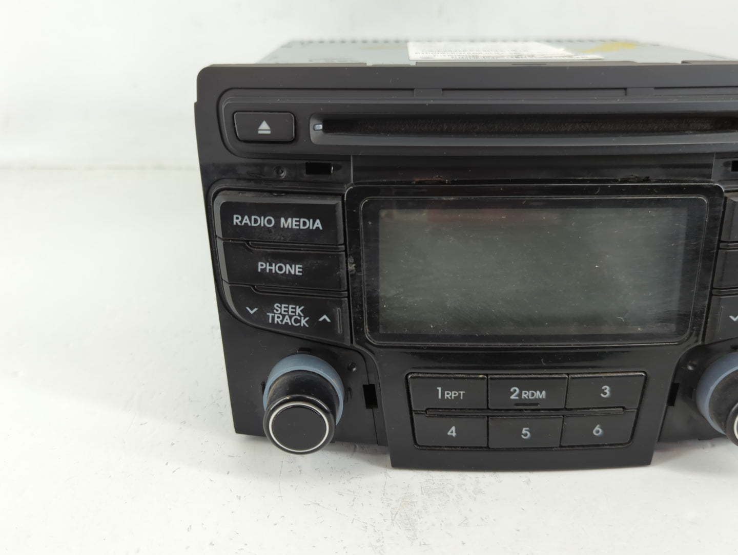 2012-2015 Hyundai Sonata Radio AM FM Cd Player Receiver Replacement P/N:96180-3Q6004X Fits Fits 2012 2013 2014 2015 OEM Used