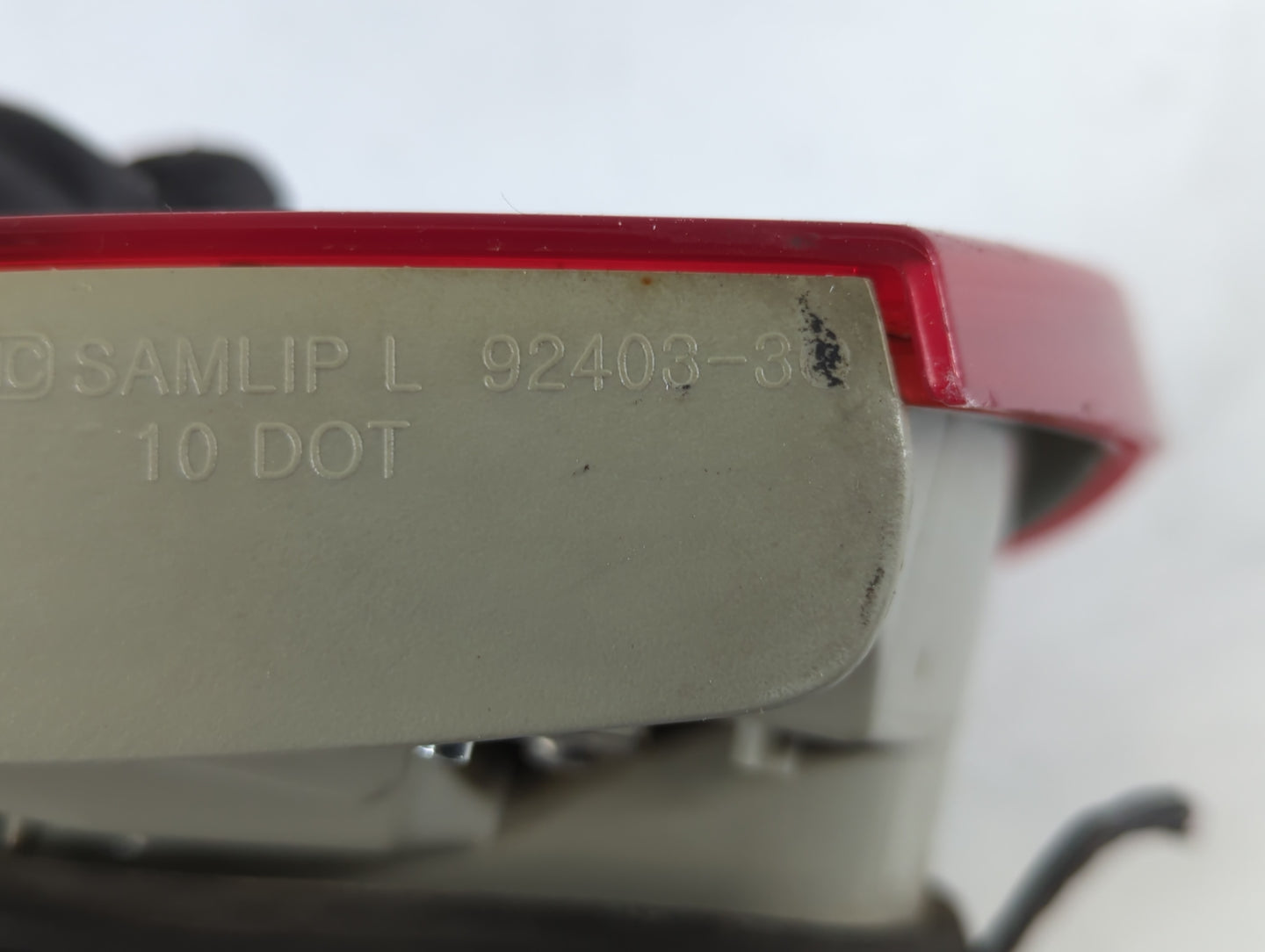 2011-2014 Hyundai Sonata Tail Light Assembly Driver Left OEM P/N:92403-3Q Fits Fits 2011 2012 2013 2014 OEM Used Auto Parts 