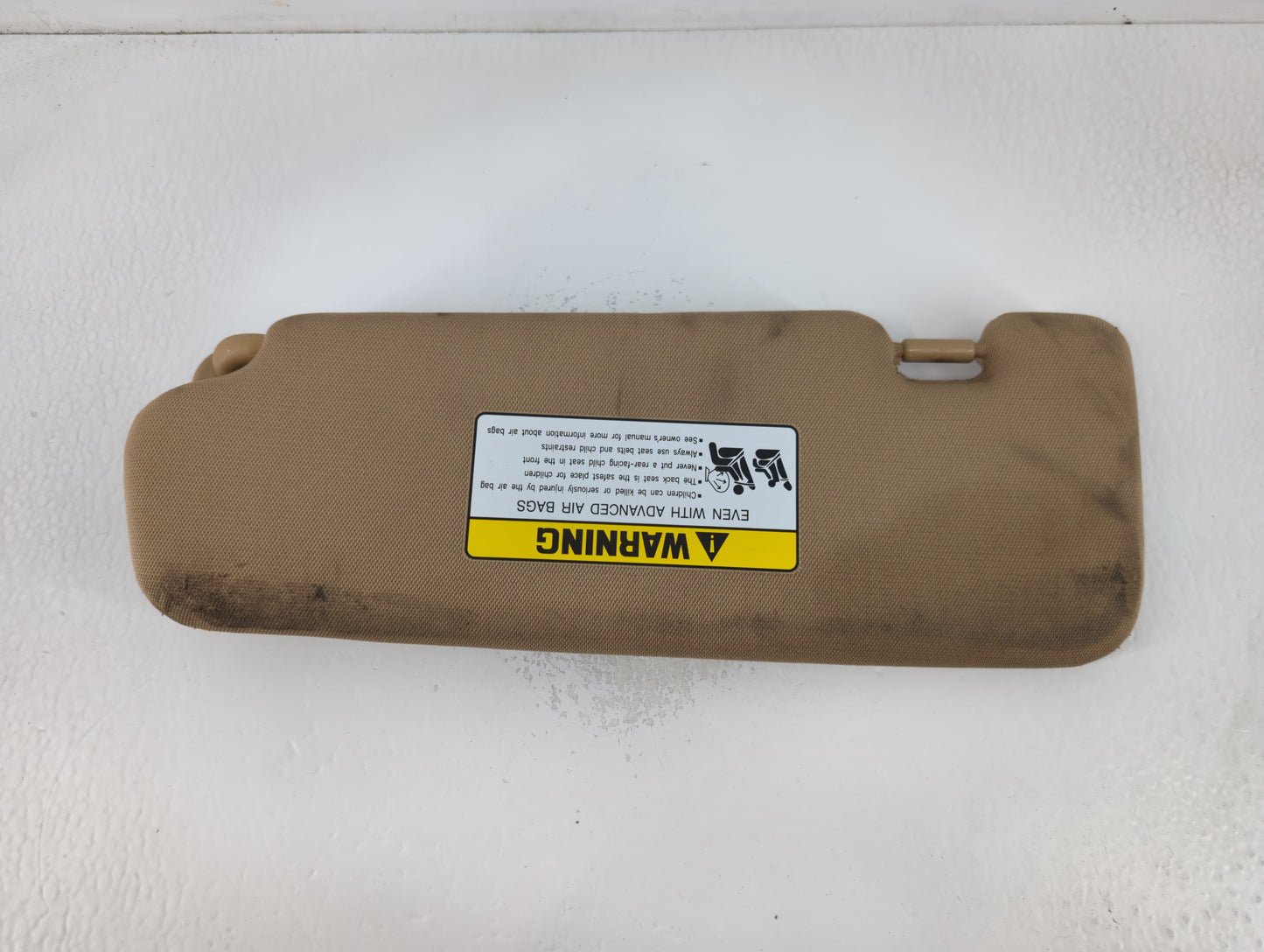 2012-2014 Hyundai Sonata Sun Visor Shade Replacement Passenger Right Mirror Fits Fits 2012 2013 2014 OEM Used Auto Parts - O