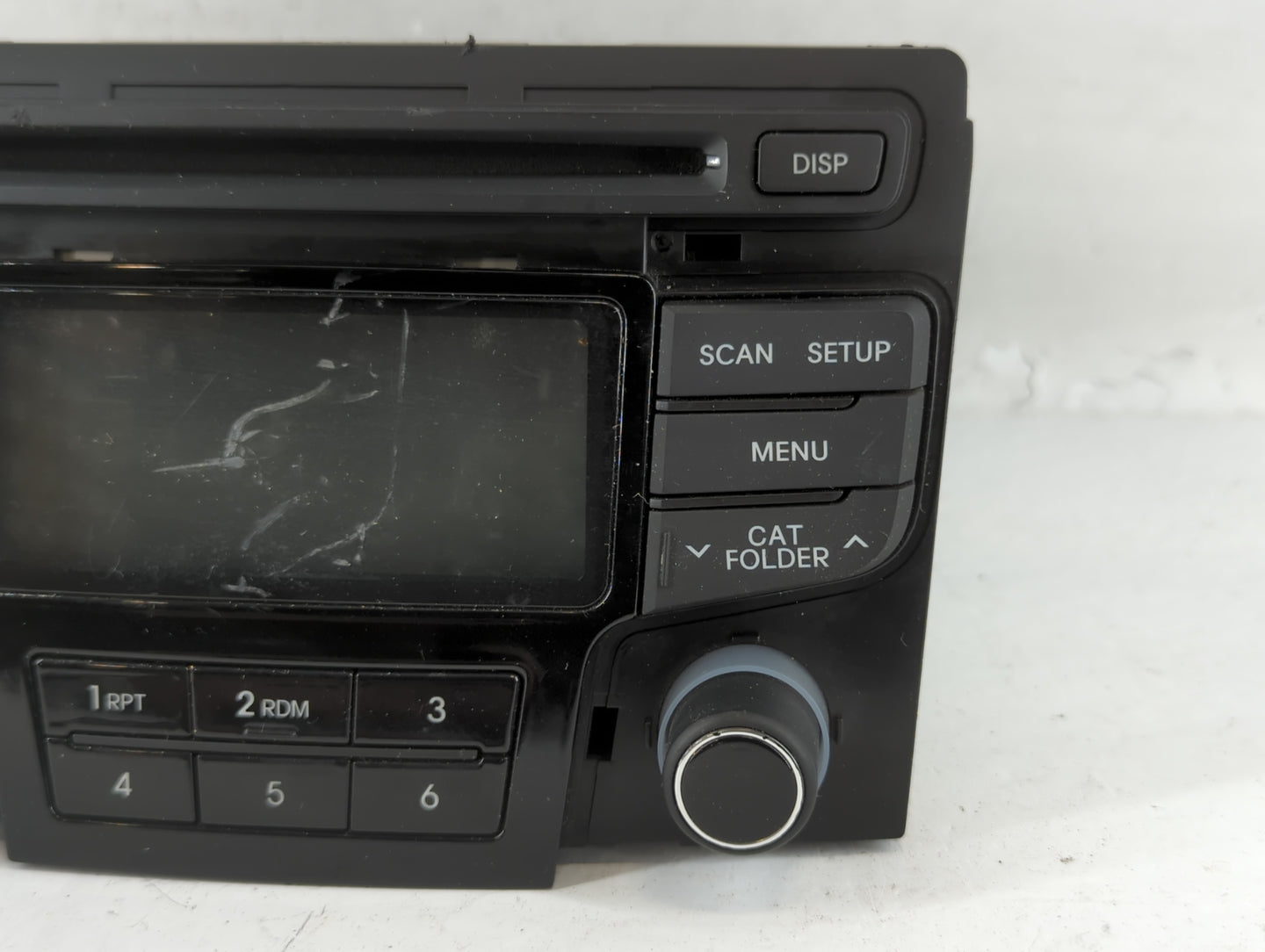 2012-2015 Hyundai Sonata Radio AM FM Cd Player Receiver Replacement P/N:96180-3Q600 Fits Fits 2012 2013 2014 2015 OEM Used A