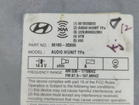 2012-2015 Hyundai Sonata Radio AM FM Cd Player Receiver Replacement P/N:96180-3Q600 Fits Fits 2012 2013 2014 2015 OEM Used A