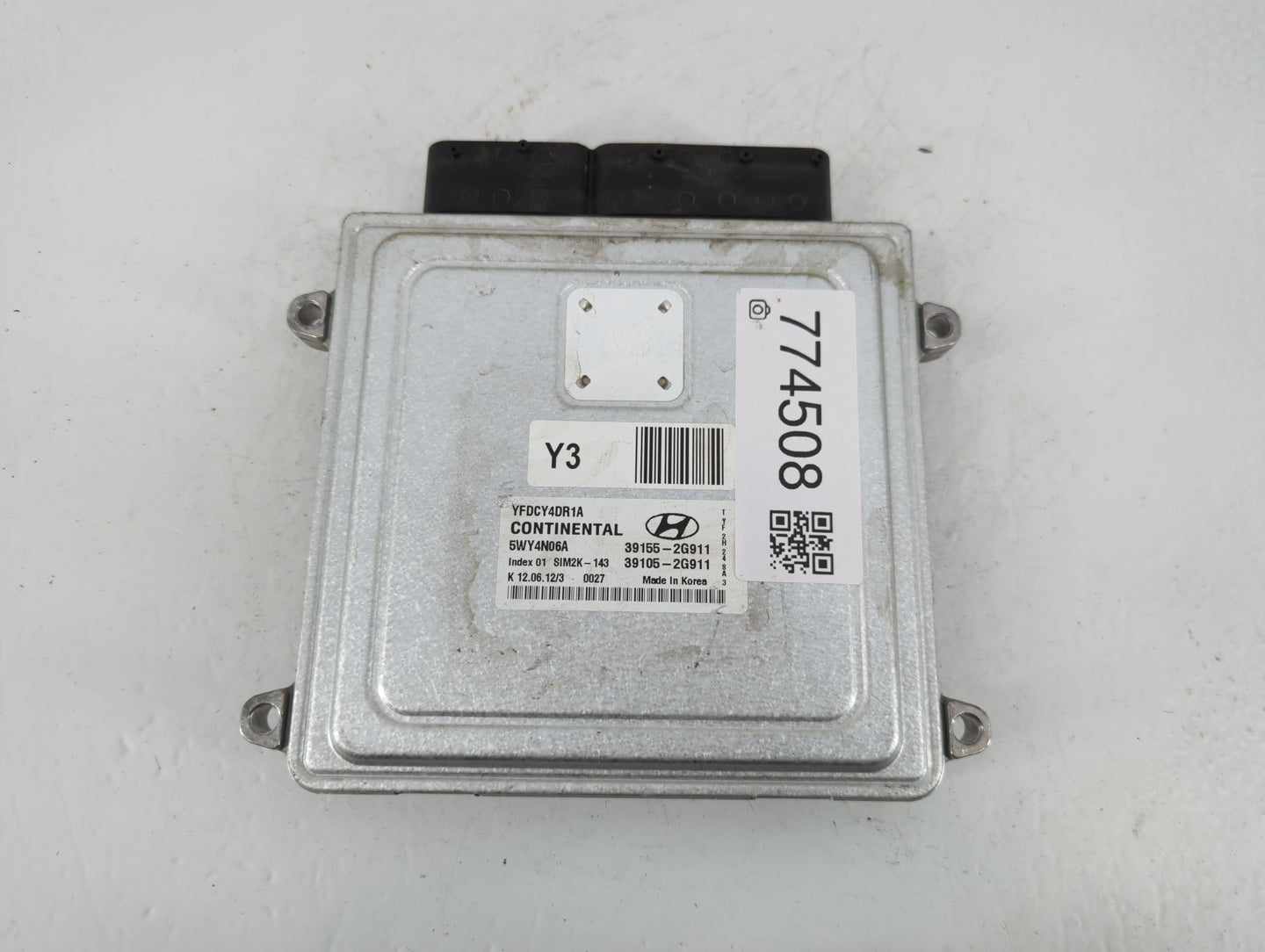 2011-2015 Hyundai Sonata PCM Engine Control Computer ECU ECM PCU OEM P/N:39105-2G911 39155-2G911 Fits OEM Used Auto Parts - 