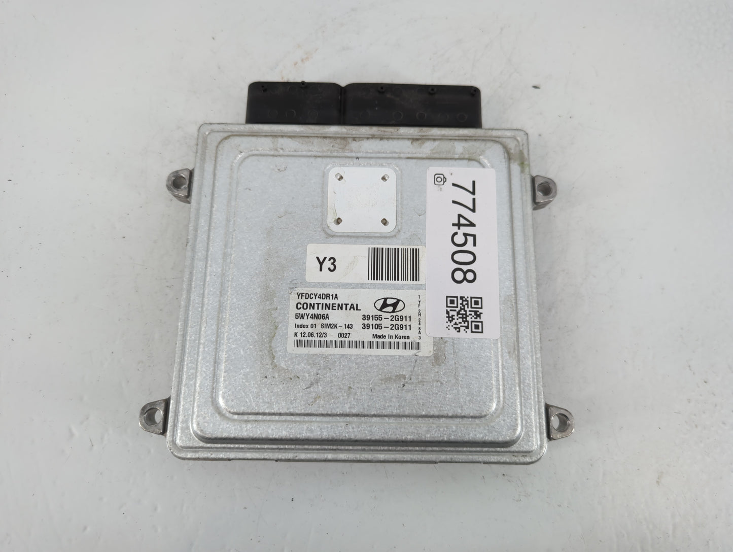 2011-2015 Hyundai Sonata PCM Engine Control Computer ECU ECM PCU OEM P/N:39105-2G911 39155-2G911 Fits OEM Used Auto Parts - 