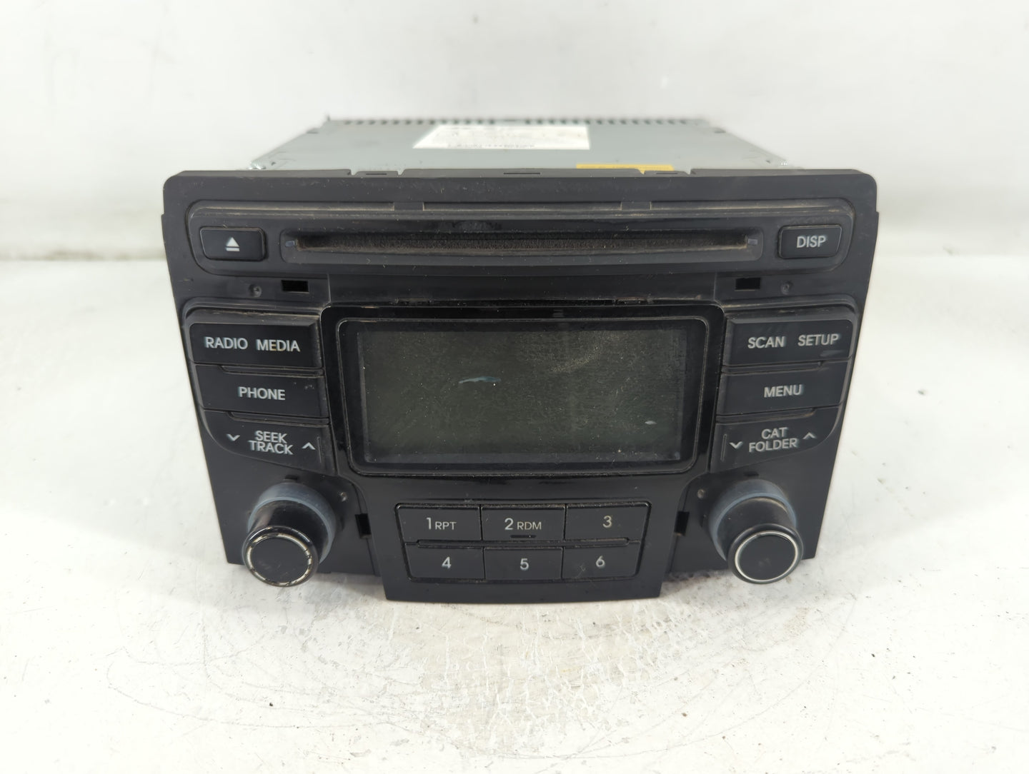 2012-2015 Hyundai Sonata Radio AM FM Cd Player Receiver Replacement P/N:96180-3Q650 Fits Fits 2012 2013 2014 2015 OEM Used A