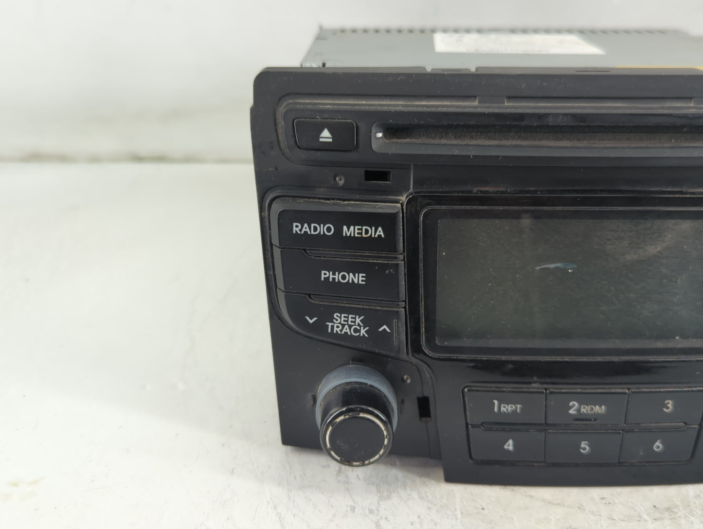 2012-2015 Hyundai Sonata Radio AM FM Cd Player Receiver Replacement P/N:96180-3Q650 Fits Fits 2012 2013 2014 2015 OEM Used A