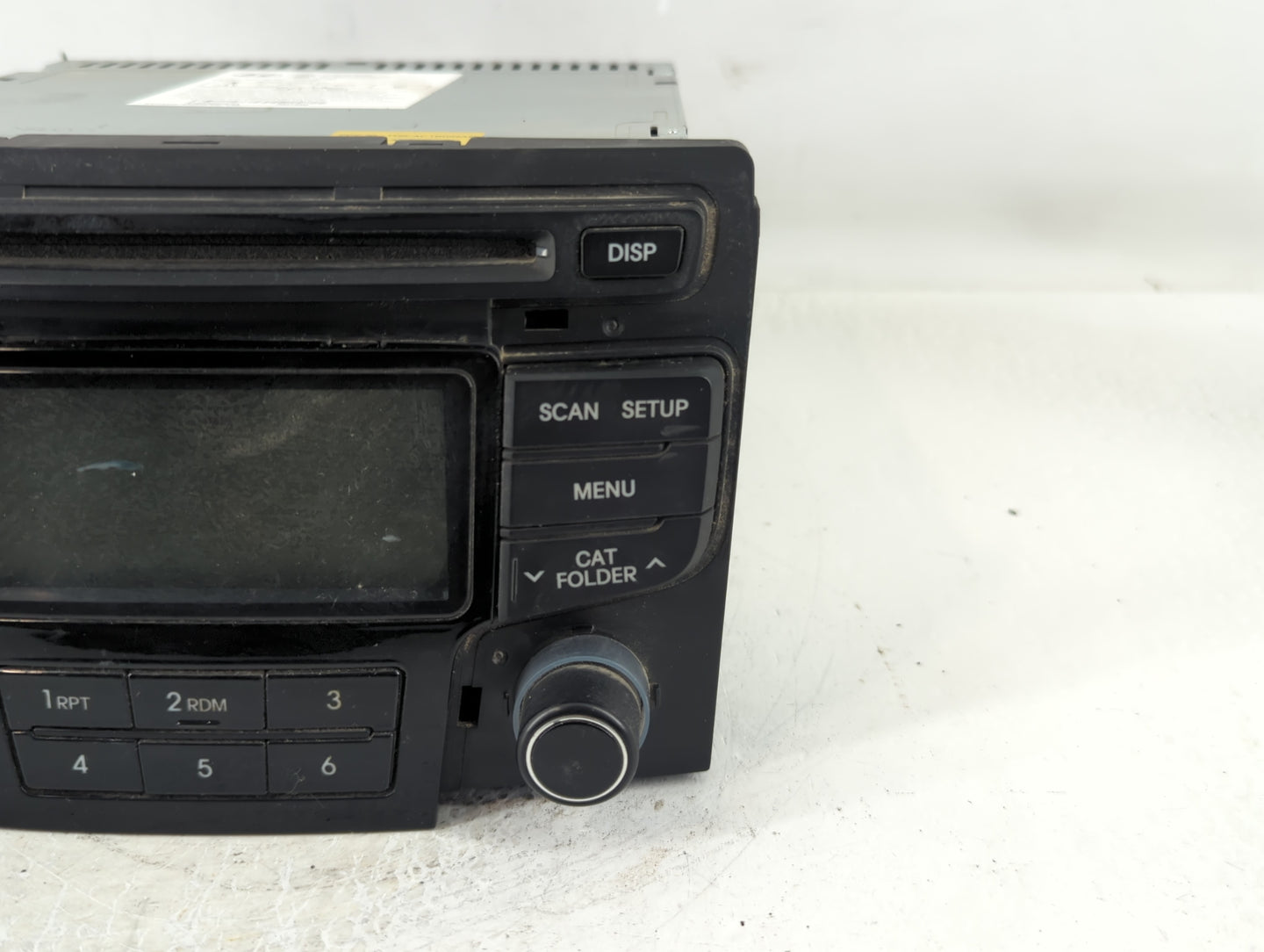 2012-2015 Hyundai Sonata Radio AM FM Cd Player Receiver Replacement P/N:96180-3Q650 Fits Fits 2012 2013 2014 2015 OEM Used A